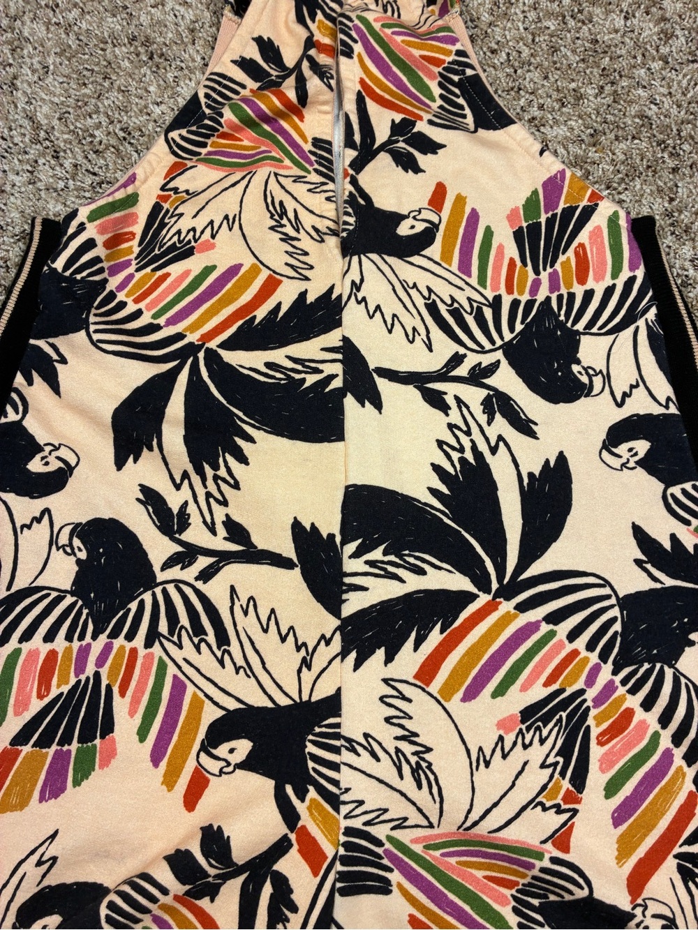 FARM Rio “colorful birds flying in air” Printed Romper - Picture 9 of 15